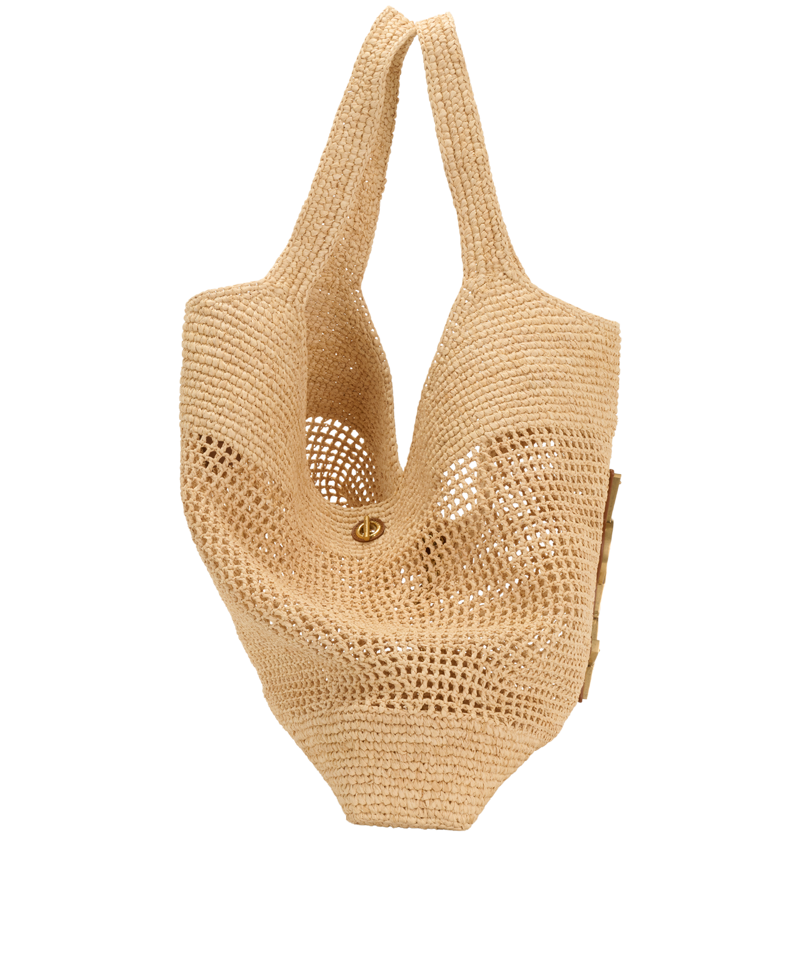 Icare, &pound;2,900, Handbags, Beige, Raffia, Side view